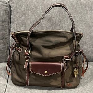 Dooney & Bourke Nylon Leather Smith Shoulder Bag